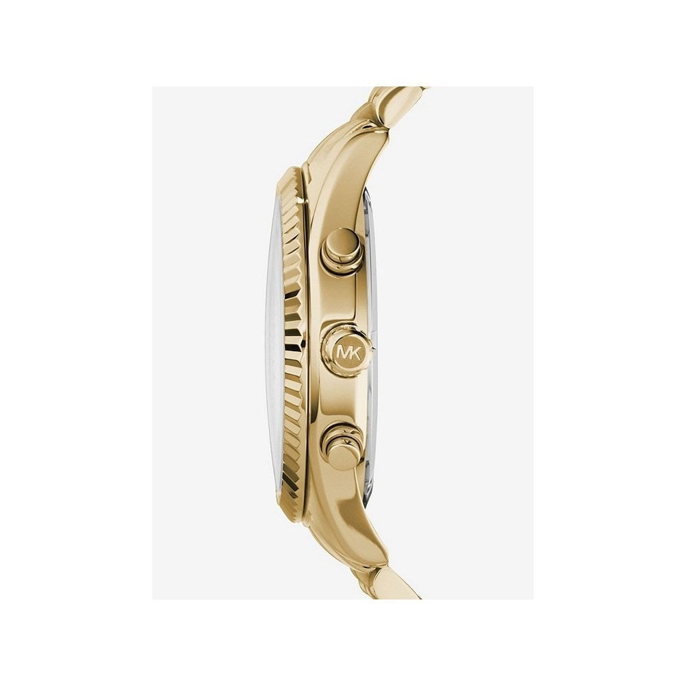Michael Kors Lexington Gold-Tone Stainless Steel Watch