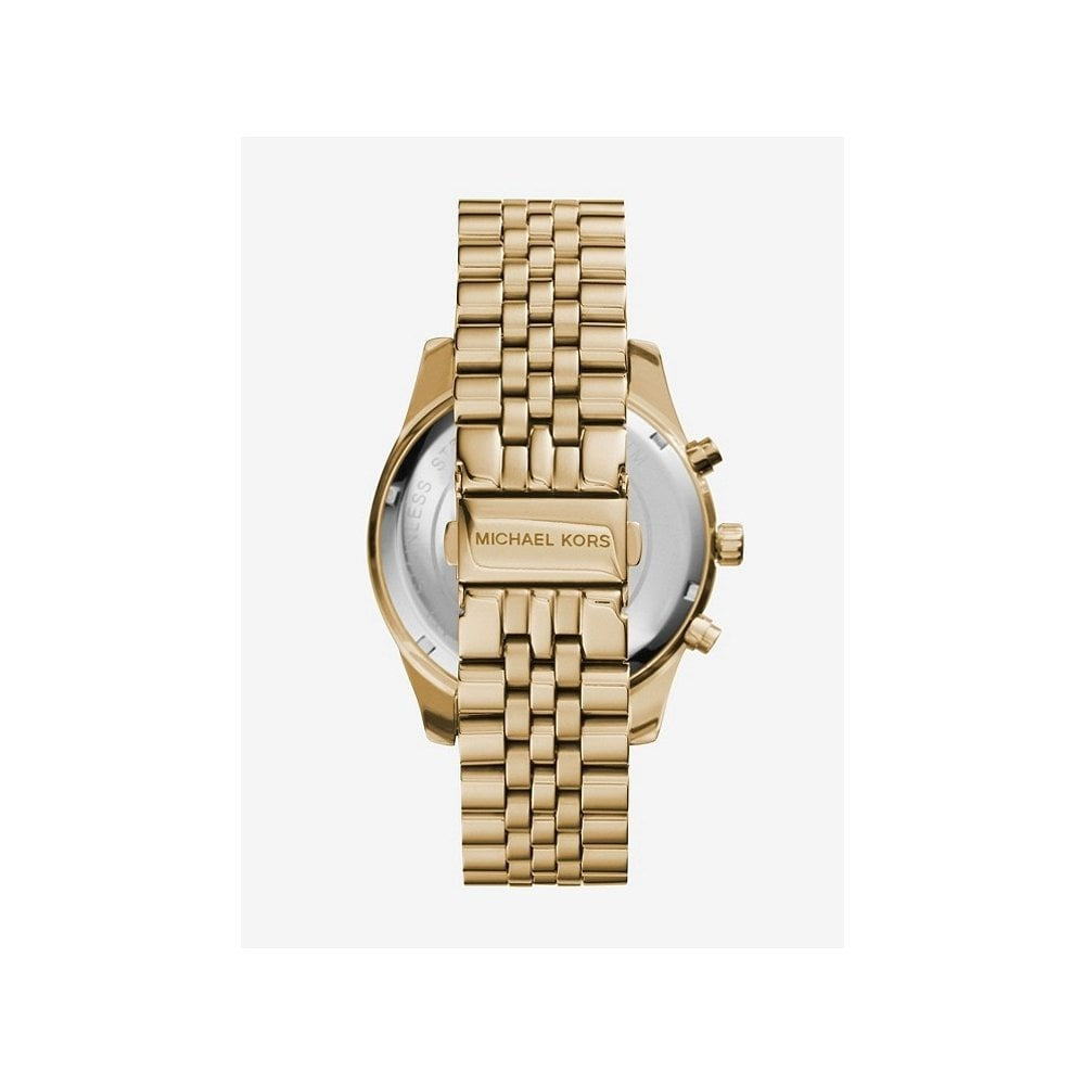 Michael Kors Lexington Gold-Tone Stainless Steel Watch