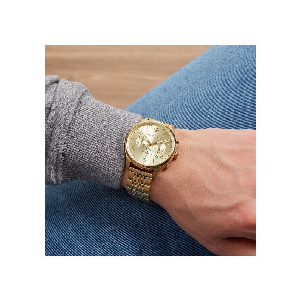 Michael Kors Merrick Gold Tone Bracelet Watch