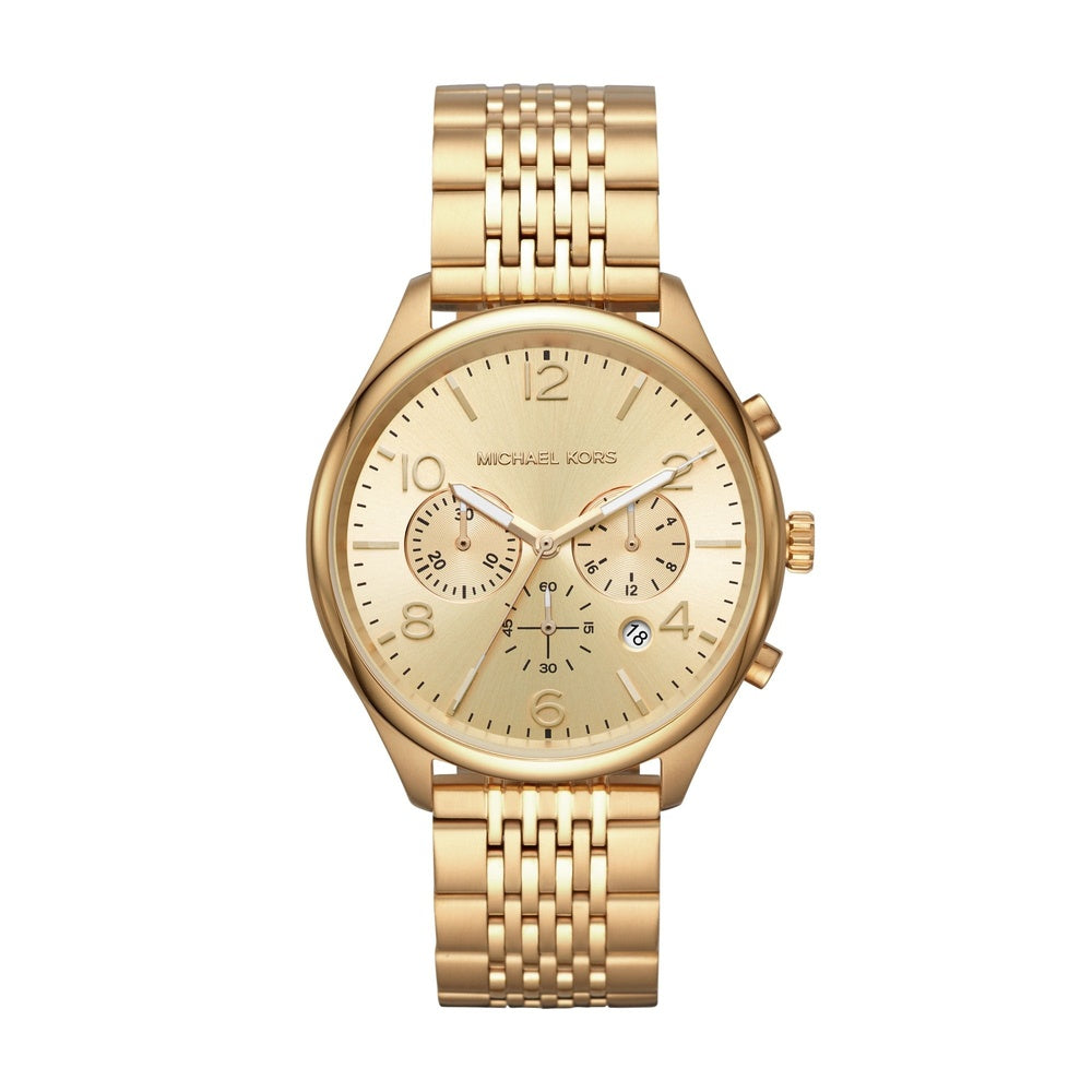 Michael Kors Merrick Gold Tone Bracelet Watch
