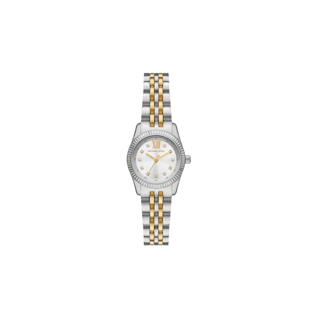 Michael Kors Petite Lexington,Two-Toned Ladies Stainless Steel Watch