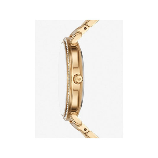 Michael Kors Pyper Gold Tone Embossed Watch