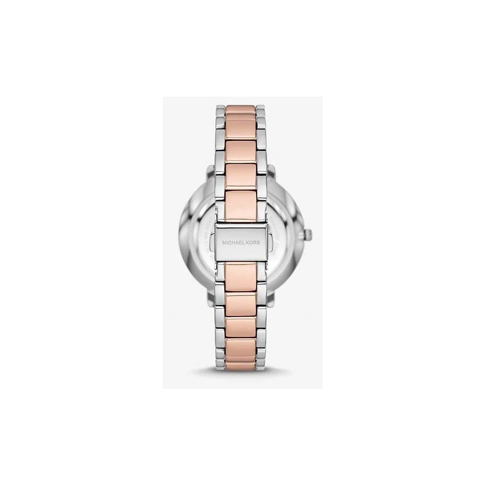 Michael Kors Pyper, Three-Hand, Two-Toned Ladies Stainless Steel Watch