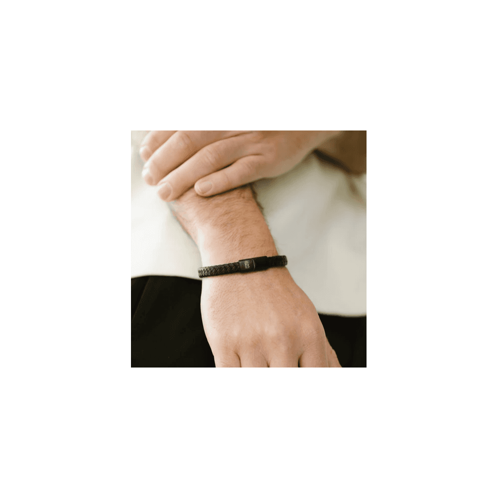 NATURAL NED BLACK EDITION 6MM BLACK ONYX GEMSTONE BRACELET
