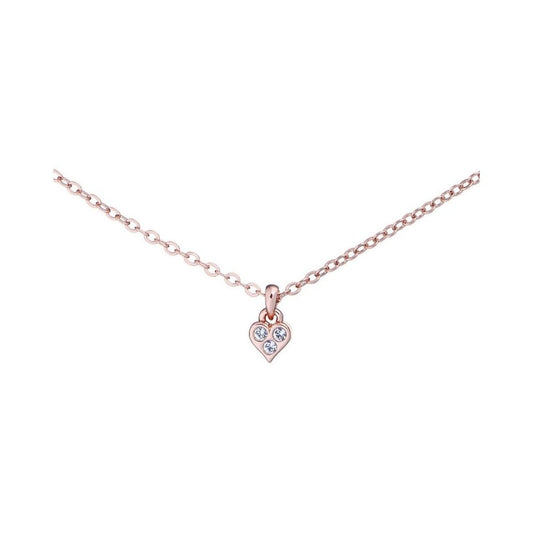 NEMARRA ROSE GOLD PLATED NANO HEART CHOKER PENDANT