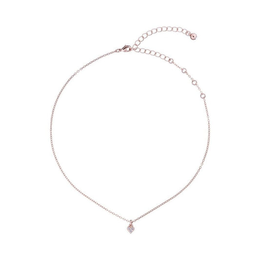 NEMARRA ROSE GOLD PLATED NANO HEART CHOKER PENDANT