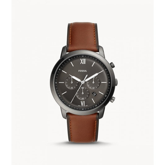Neutra Chronograph Amber Leather Watch
