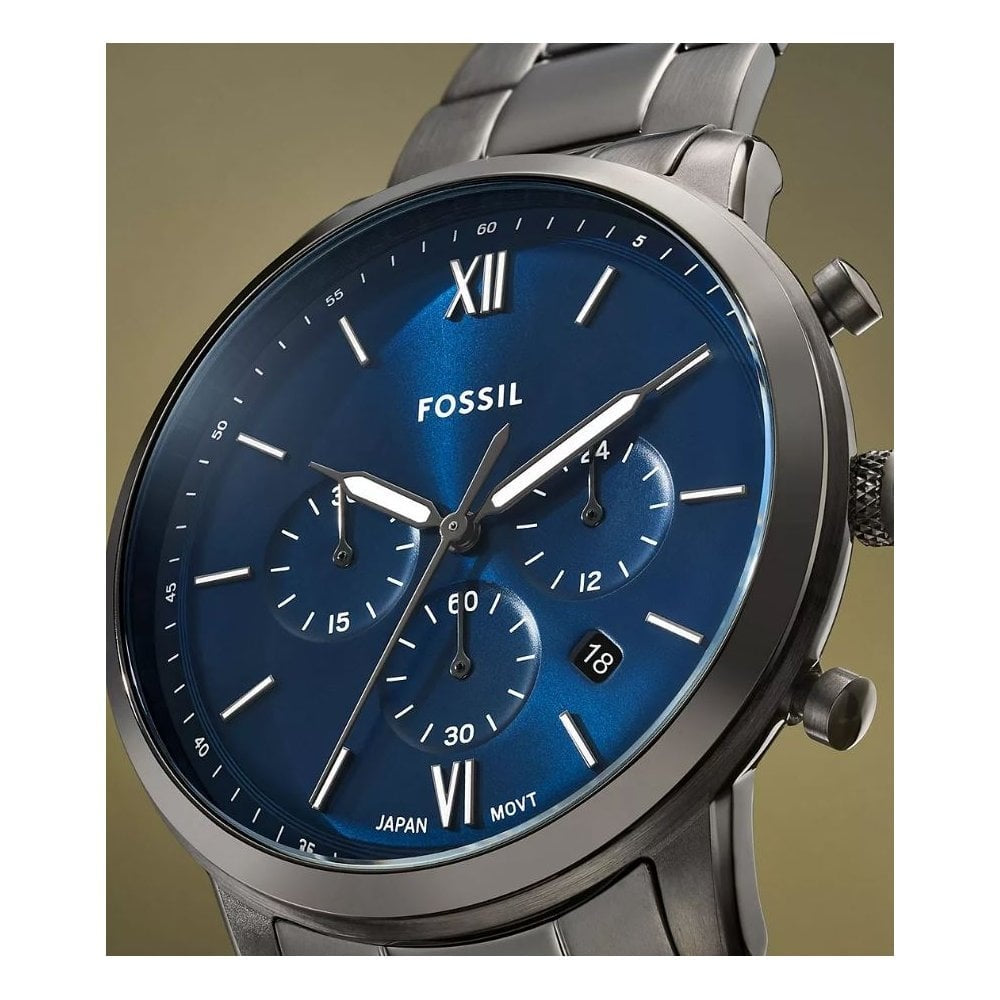 Neutra, Chronograph, Gents Smoke Stainless Steel Watch