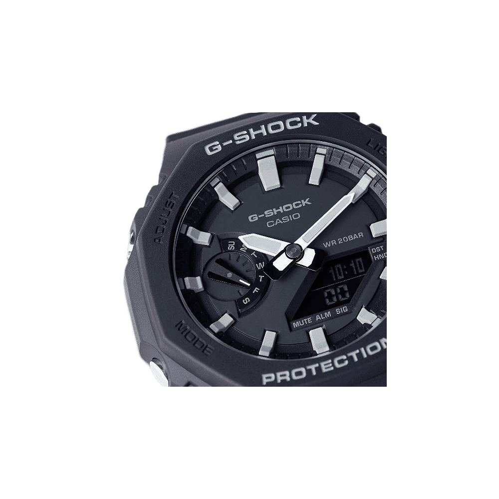 OCTAGON SERIES G-SHOCK WATCH WITH BLACK RESIN STRAP