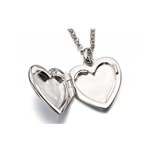 OLIVIA STERLING SILVER HEART SHAPED LOCKET