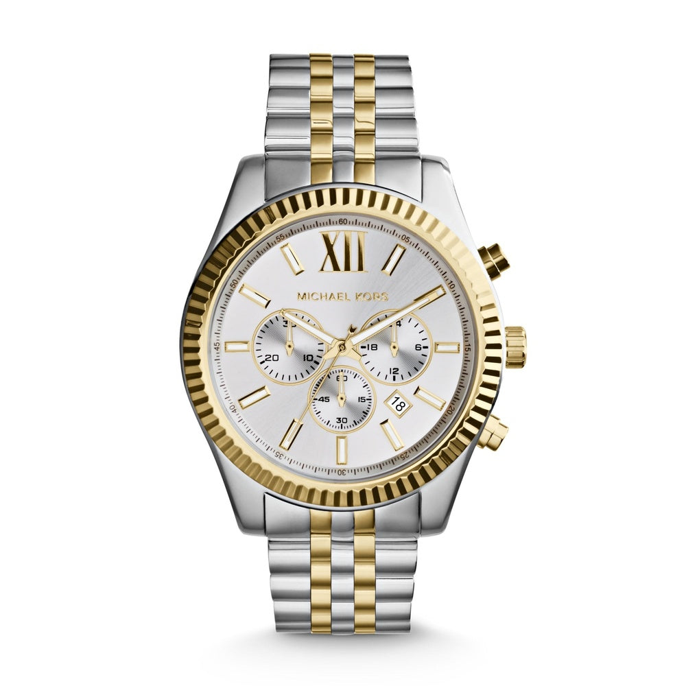 OVERSIZED LEXINGTON TWO-TONE WATCH