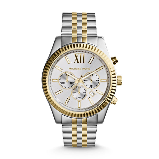 OVERSIZED LEXINGTON TWO-TONE WATCH