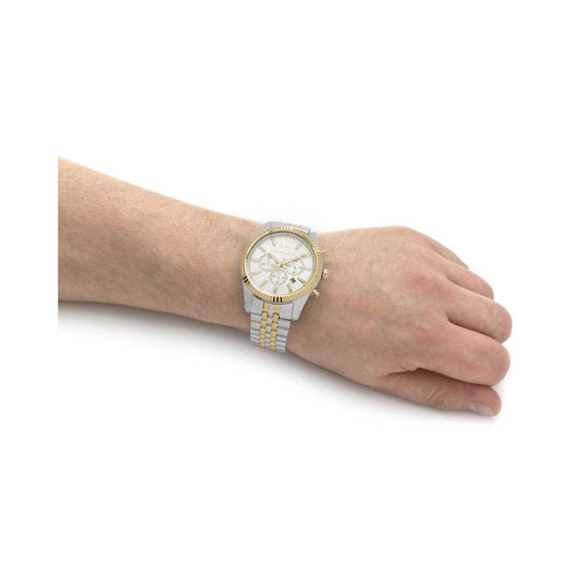 OVERSIZED LEXINGTON TWO-TONE WATCH