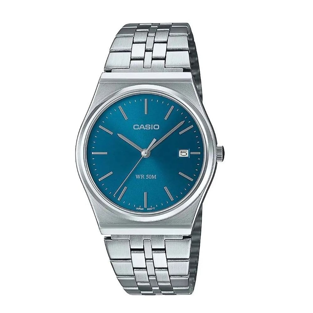 Ocean Blue Dial, Gents Stainless Steel Watch