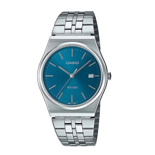 Ocean Blue Dial, Gents Stainless Steel Watch