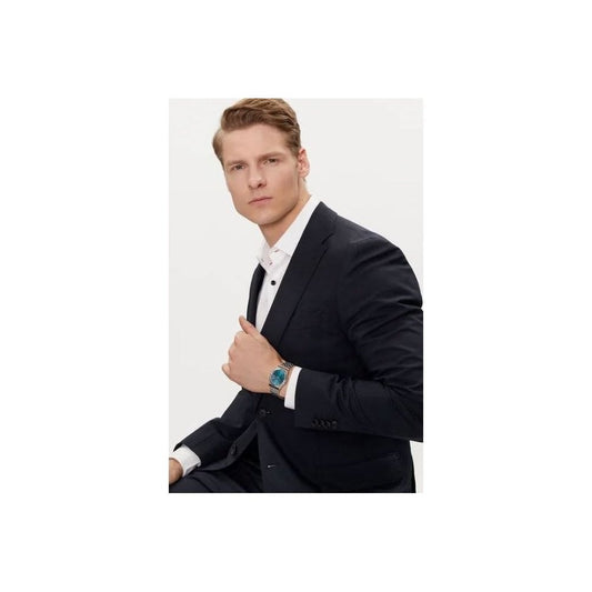 Ocean Blue Dial, Gents Stainless Steel Watch