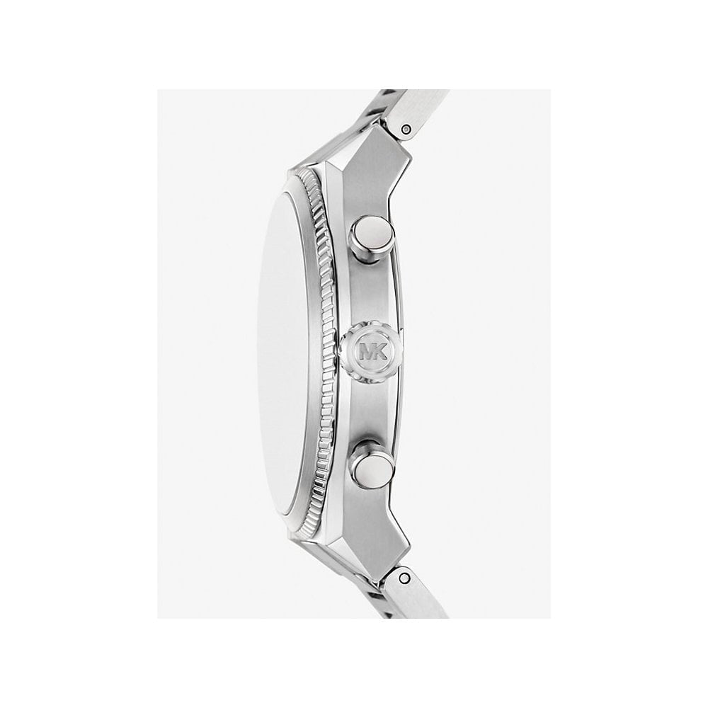 Oversized, Panorama, Olive Greedn Dial, Gents Silver-Tone Stainless Steel Watch