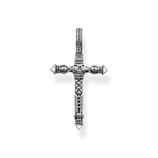 Thomas Sabo Sterling Silver Rebel at Heart Cross Pendant