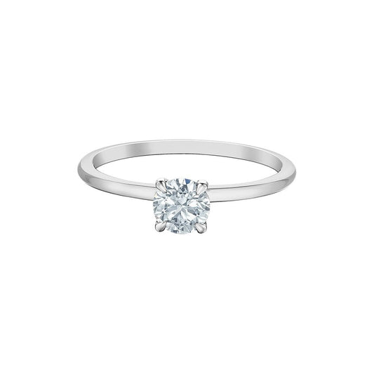 PLATINUM 0.5CT LAB DIAMOND SOLITAIRE ENGAGEMENT RING