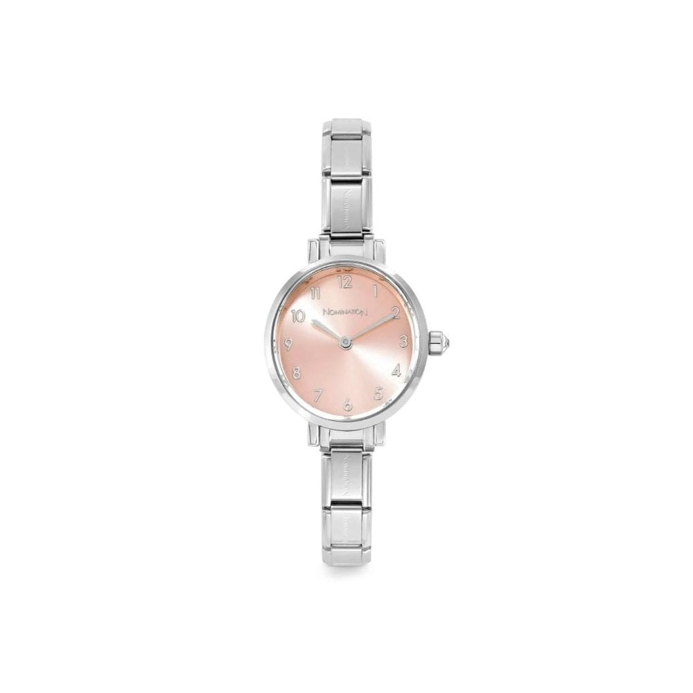 Paris Oval watch Sunray Pink dial
