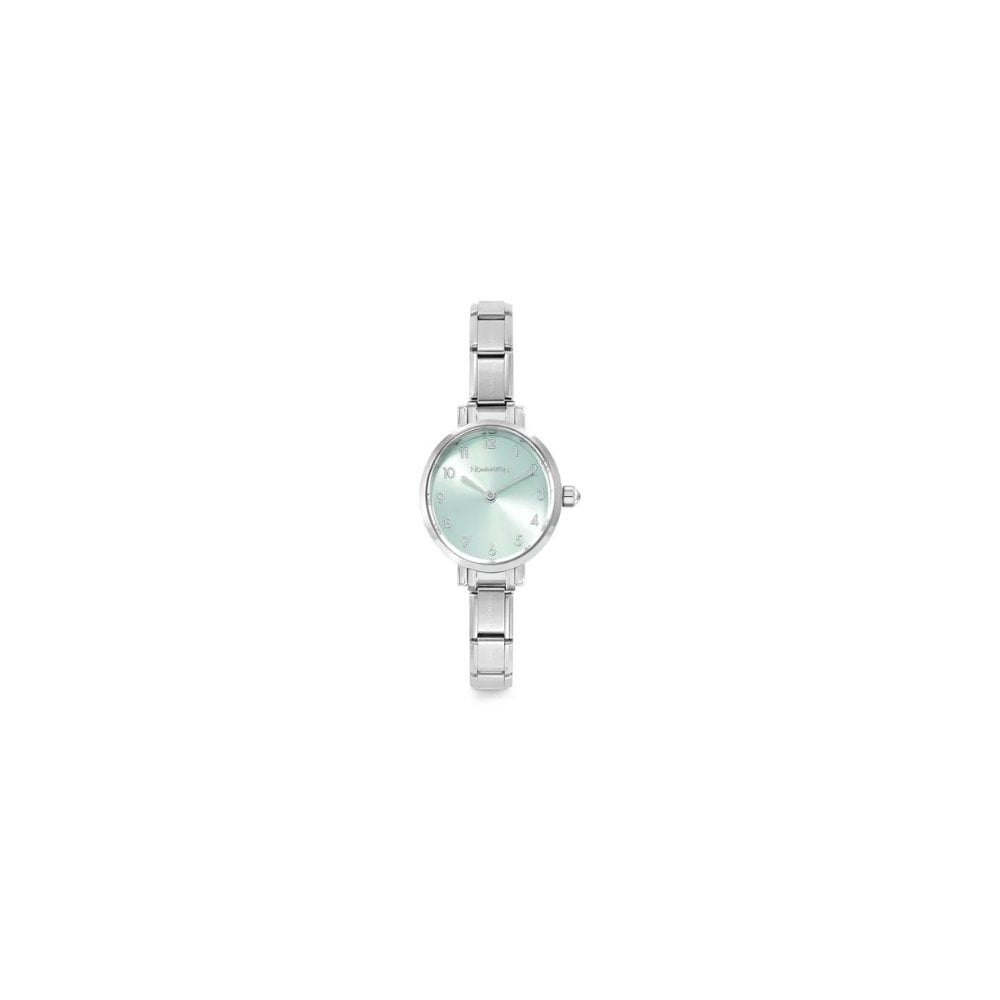 Paris Oval watch Sunray Sage Green dial