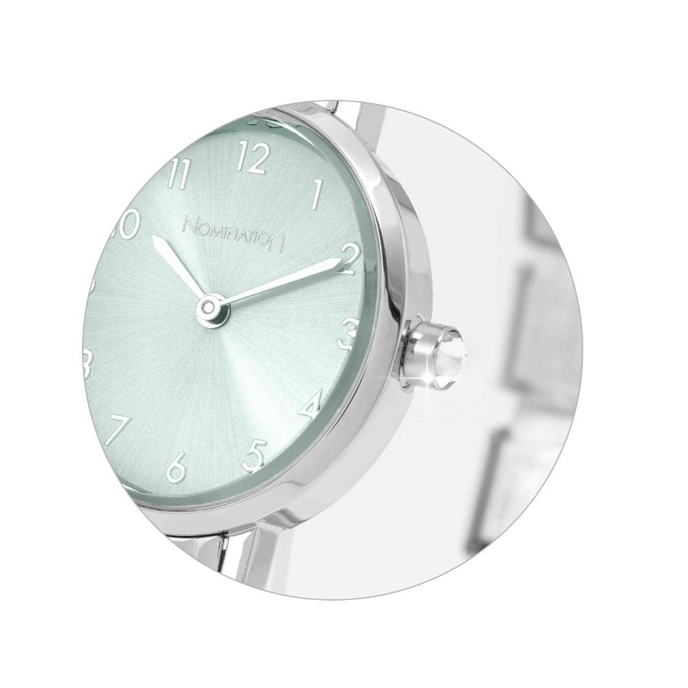 Paris Oval watch Sunray Sage Green dial