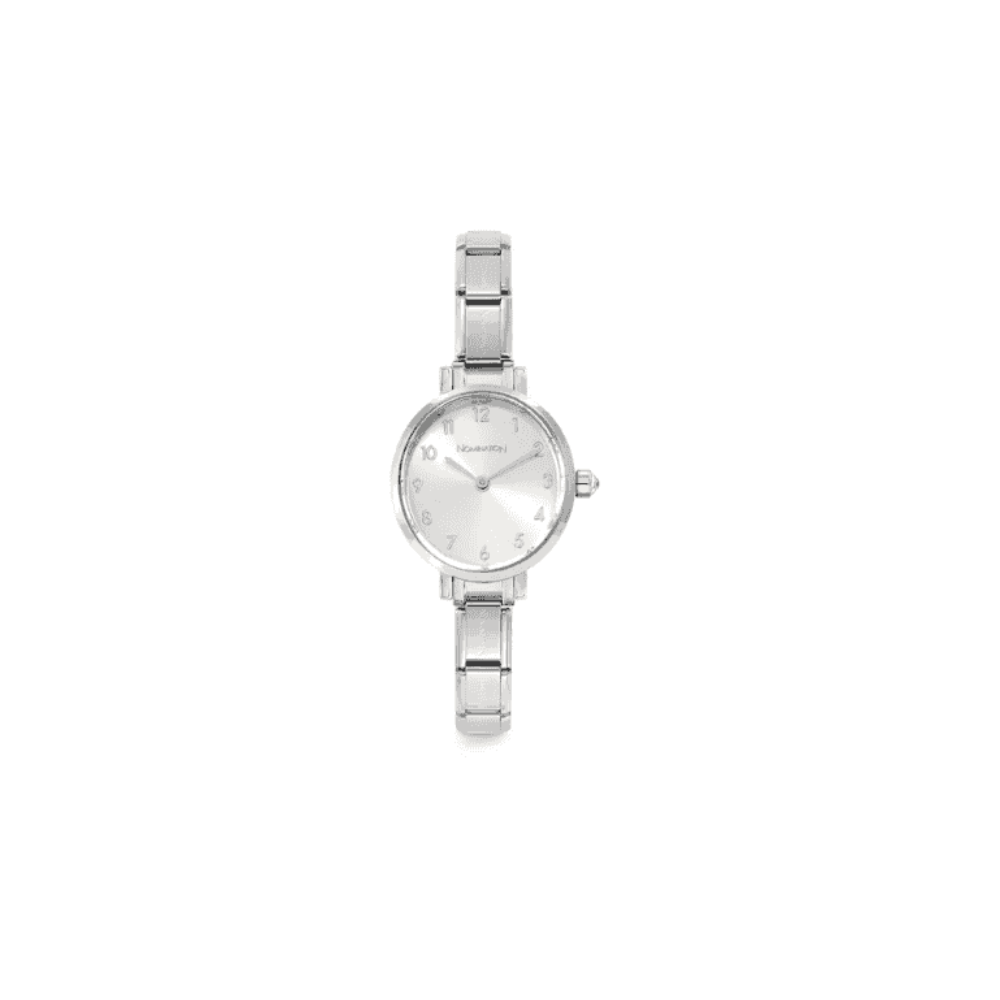 Paris Oval watch Sunray Silver dial