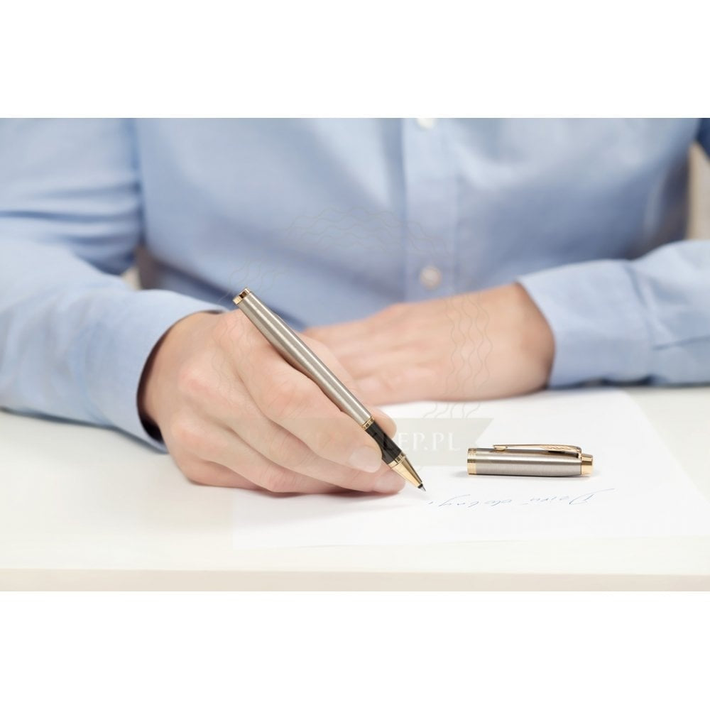 Parker IM Brushed Metal GT Rollerball Pen 