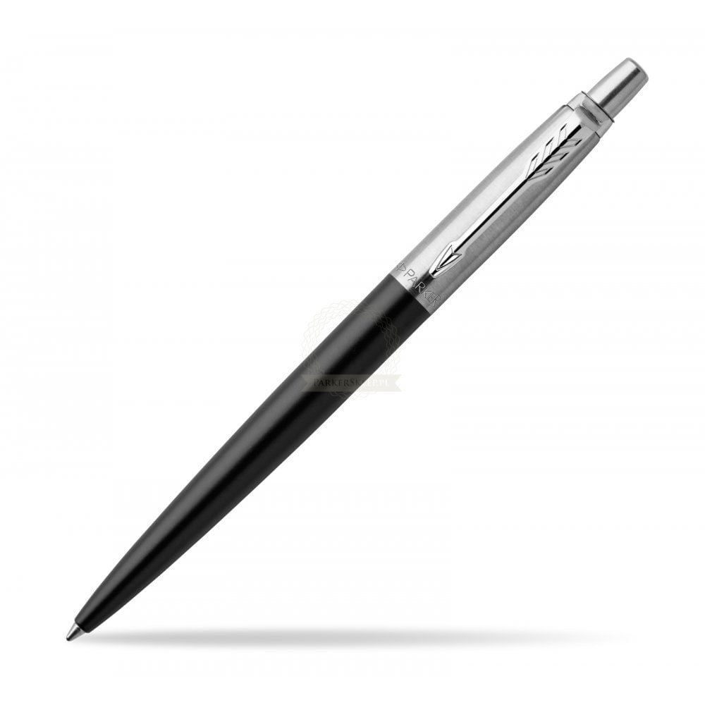 Parker Jotter Bond Street Black Chrome Colour Trim Ballpoint Pen 