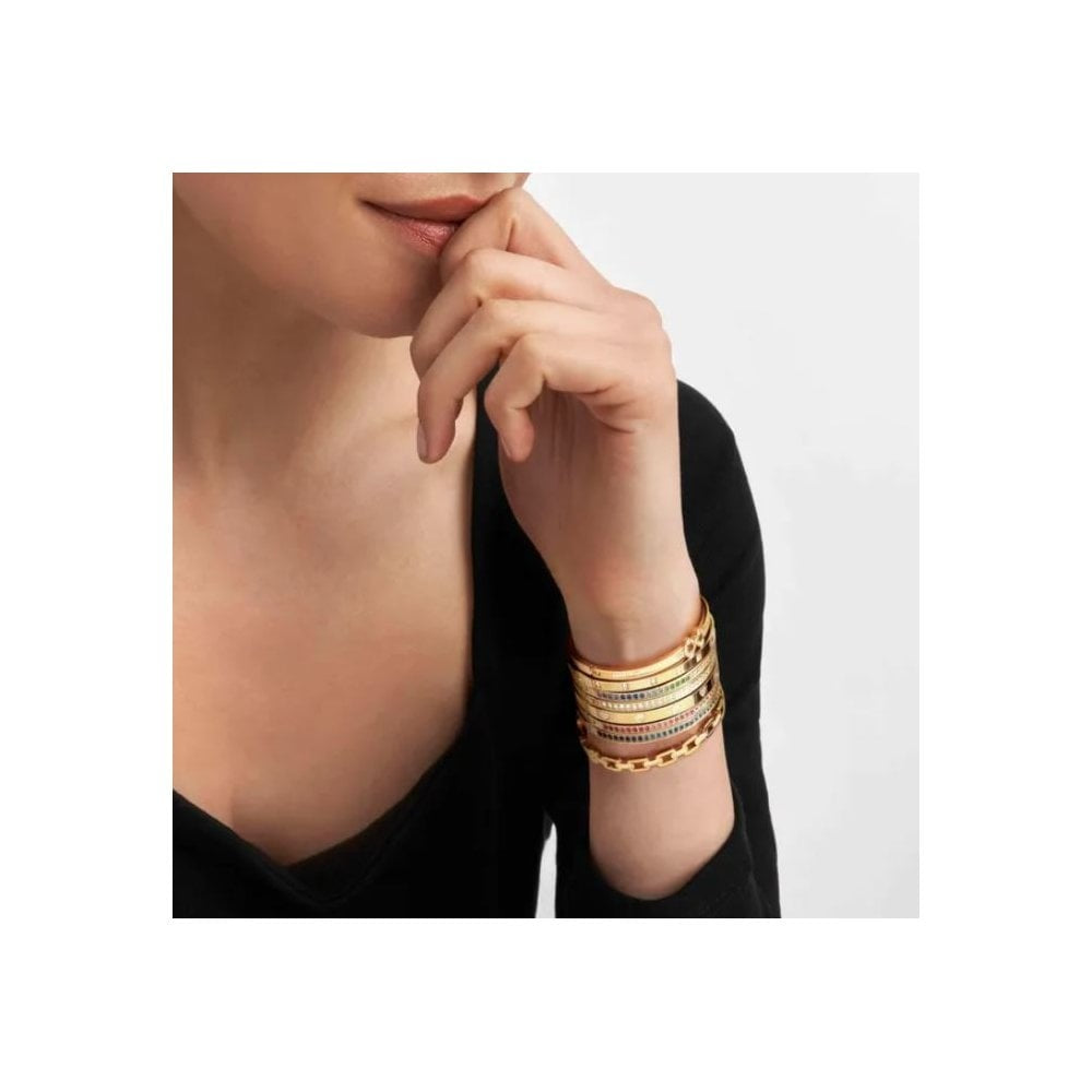 Pretty Bangles, Gold CZ Bangle 