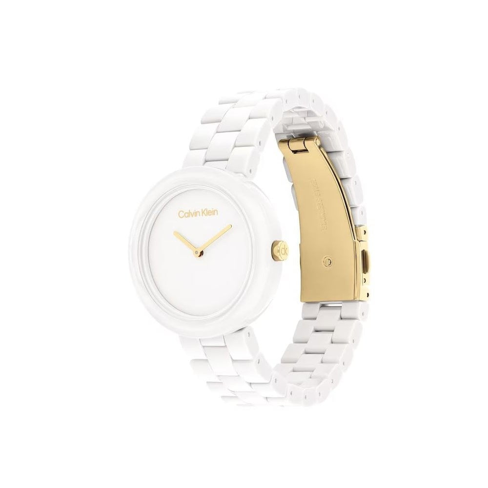 Pure Ladies White Ceramic Quartz Watch