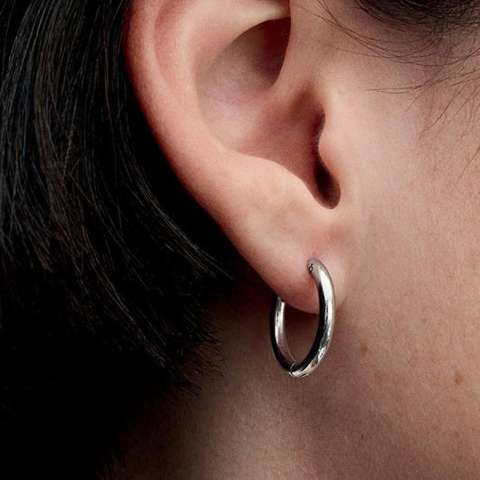 Pandora Moments 18mm Charm Hoop Earrings