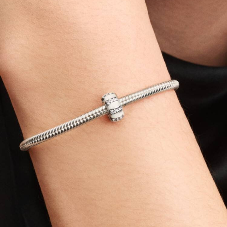 Stones & Enamel Clip Pandora Charm
