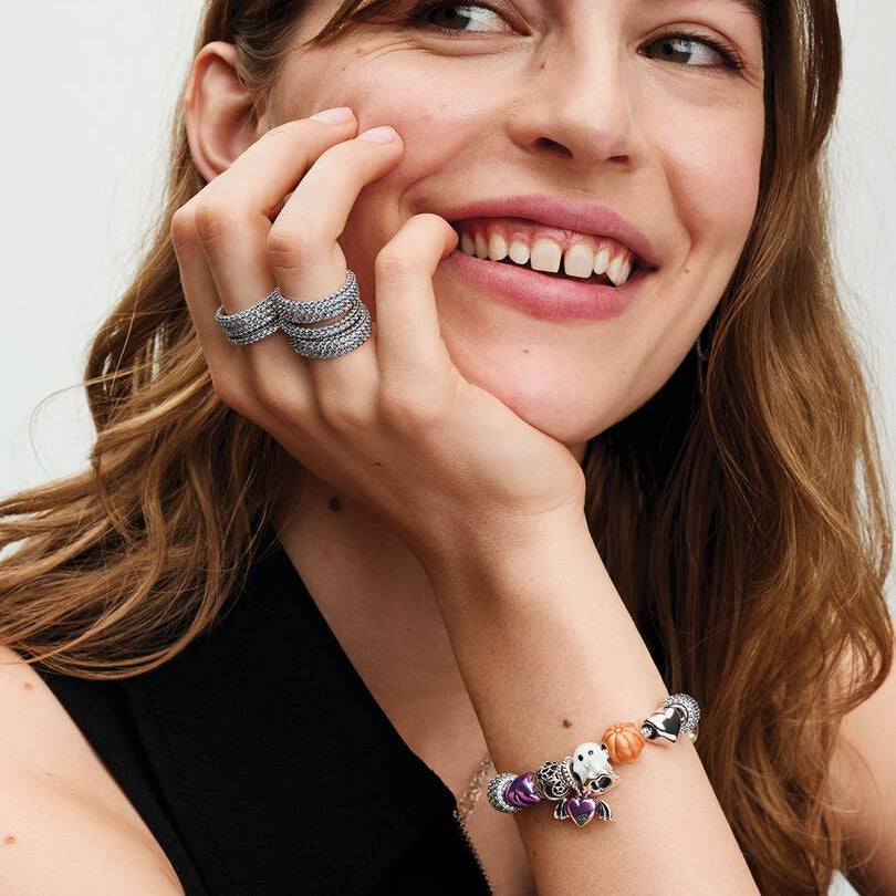 Openwork Sun, Stars & Moon Pandora Charm
