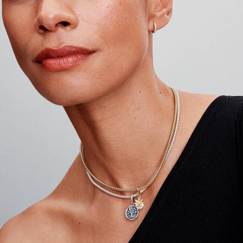 Engravable North Star Lab-grown Diamond Dangle Pandora Charm
