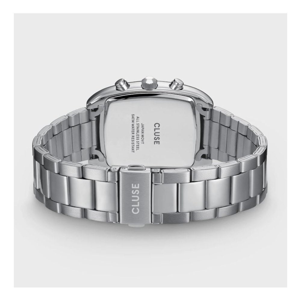 Quartaut, Green Chronograph Dial, Gents Stainless Steel Watch