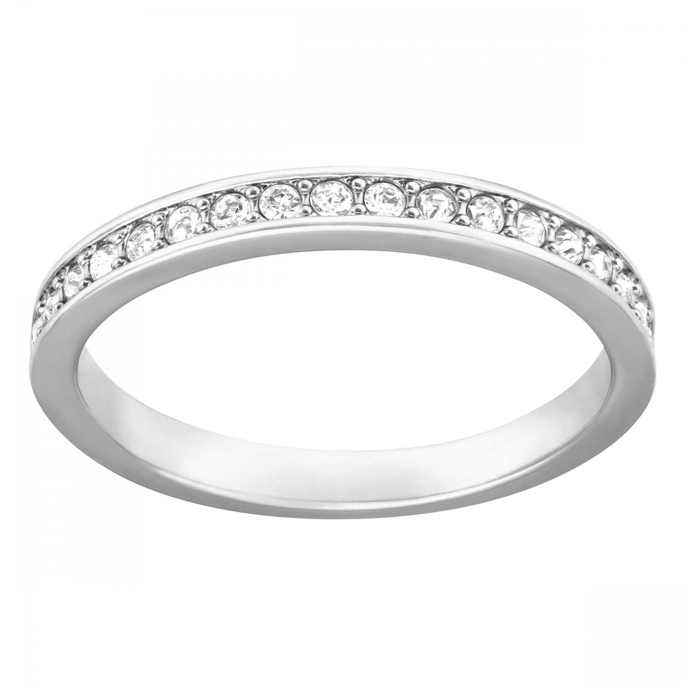 RARE RING, WHITE, RHODIUM PLATED