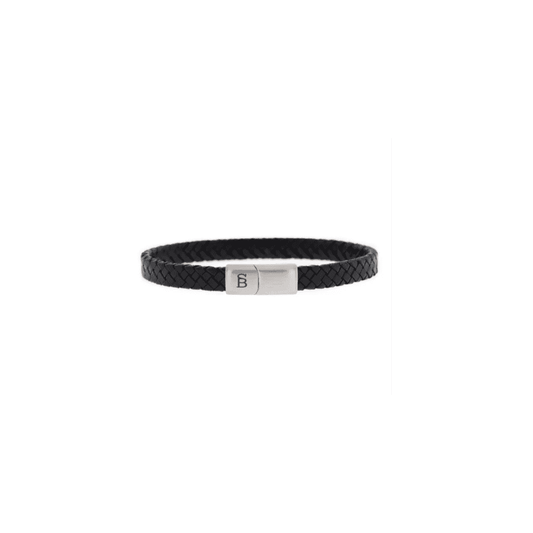 RILEY BLACK LEATHER BRACELET