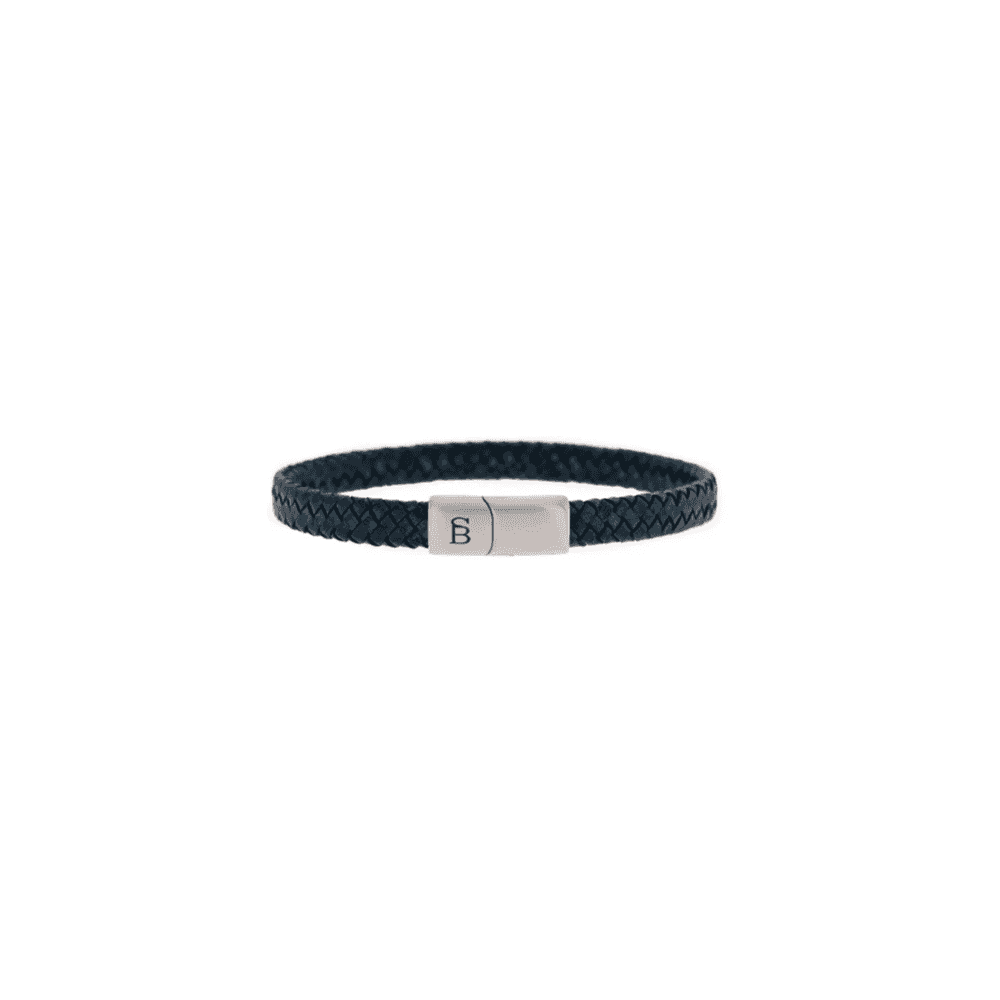 RILEY BLUE LEATHER BRACELET