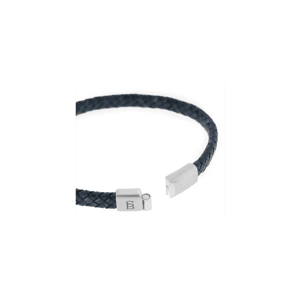RILEY BLUE LEATHER BRACELET