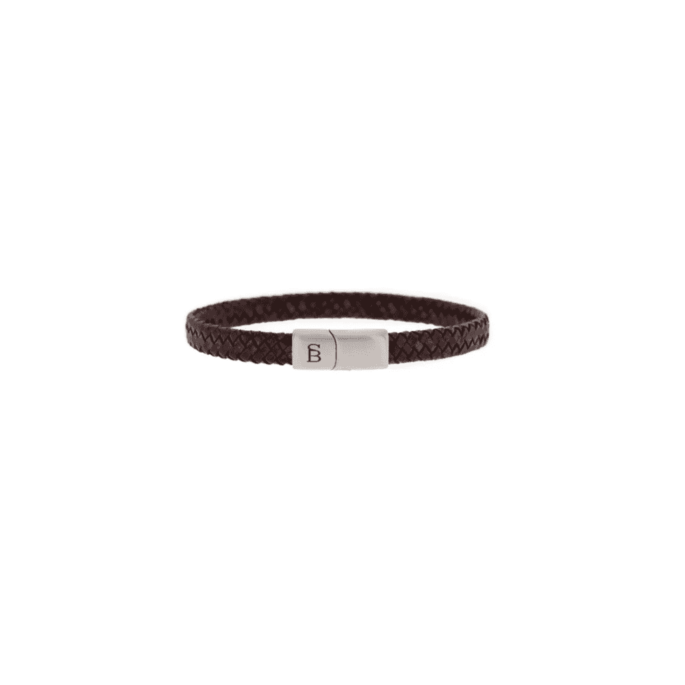 RILEY DARK BROWN LEATHER BRACELET