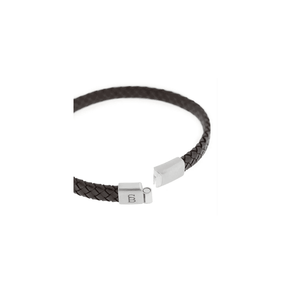 RILEY DARK BROWN LEATHER BRACELET