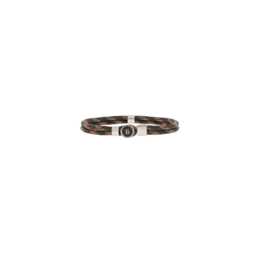 RIPTIDE WOODLAND ROPE STEEL BRACELET