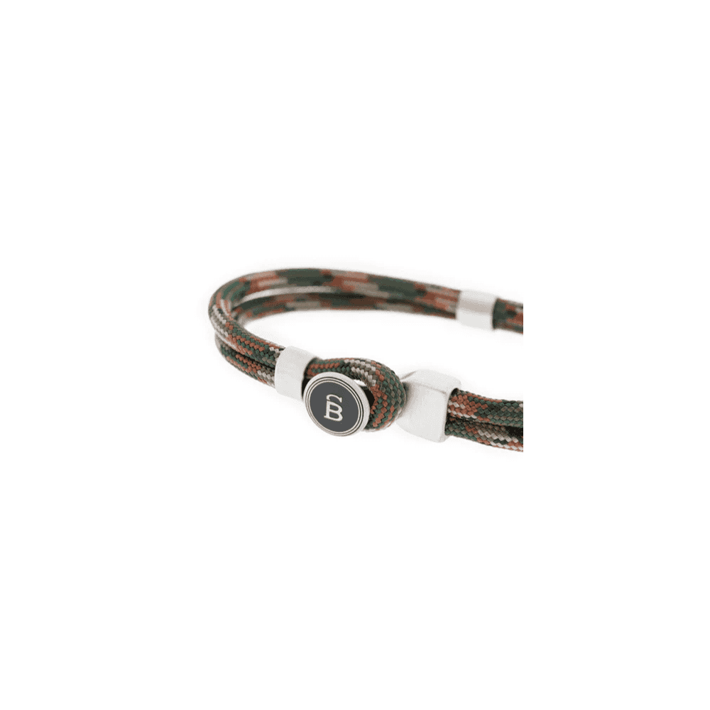 RIPTIDE WOODLAND ROPE STEEL BRACELET