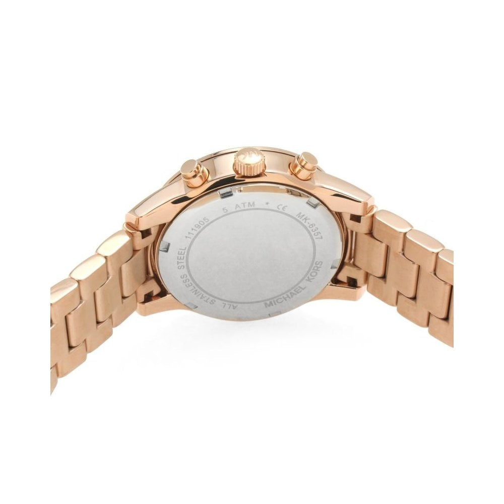 RITZ ROSE GOLD DIAL STAINLESS STEEL LADIES WATCH