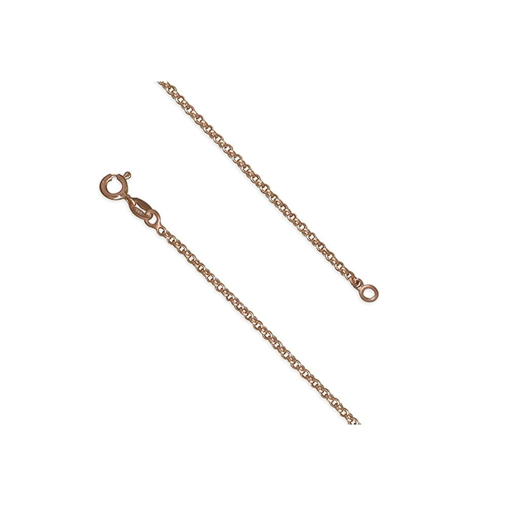 ROSE GOLD ON SILVER BELCHER CHAIN