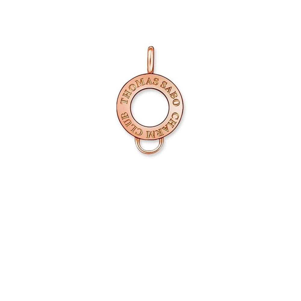 ROSE GOLD ON STERLING SILVER CHARM CARRIER