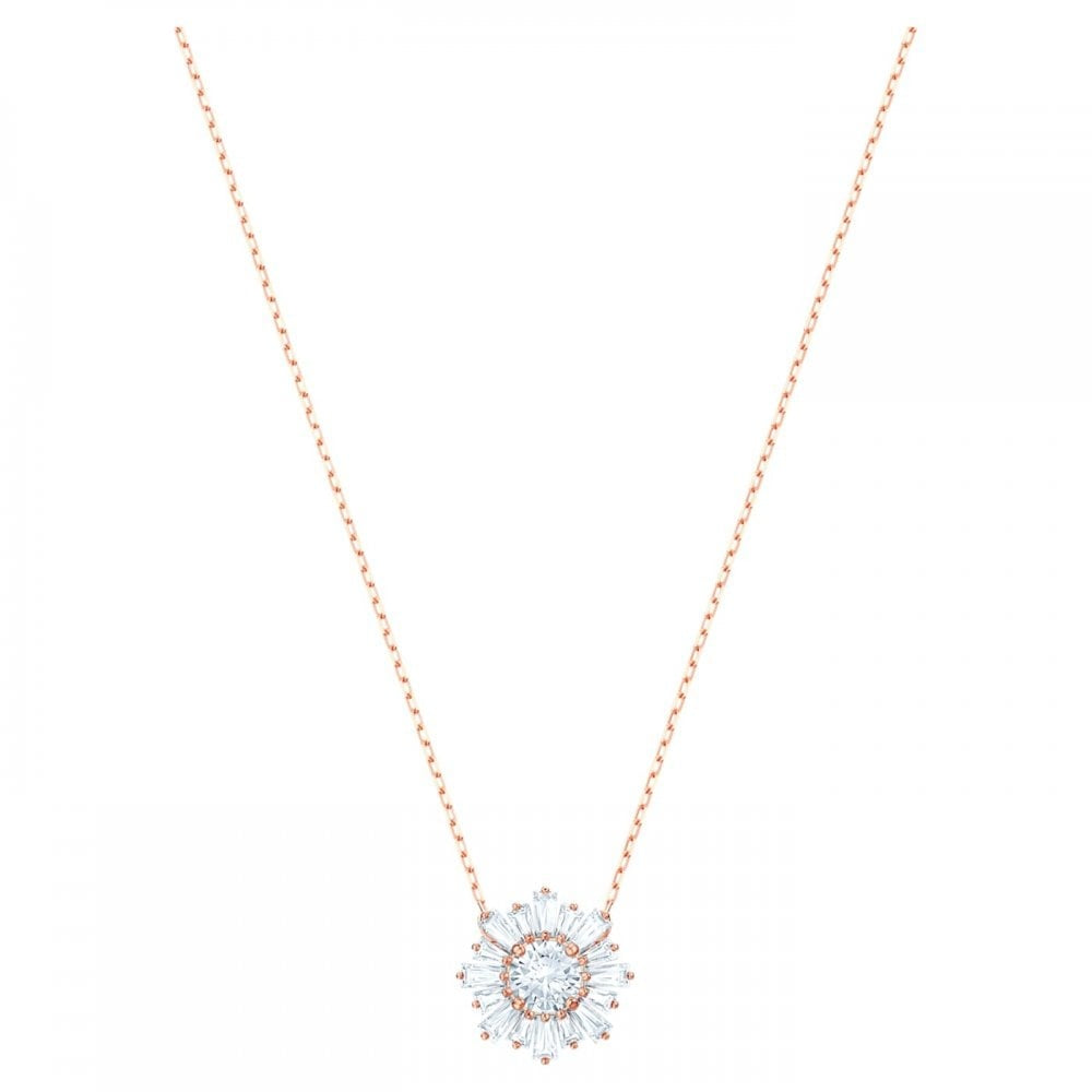 ROSE GOLD SUNSHINE PENDANT WITH SWAROVSKI CRYSTALS