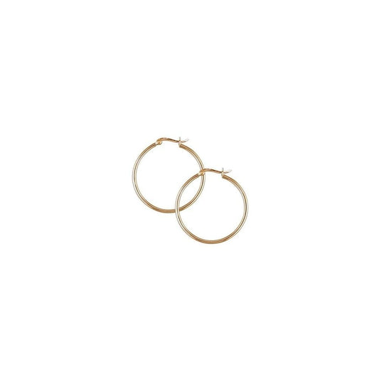 ROSE GOLD VERMEIL HOOP EARRINGS