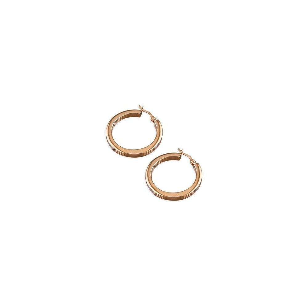 ROSE GOLD VERMEIL HOOP EARRINGS
